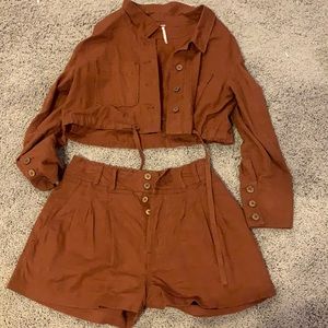 Free people set size Xs perfect condition (comes as set)